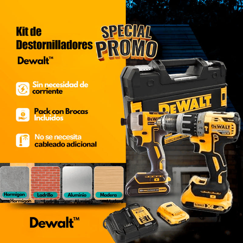 Taladro y destornillador de impacto combinado | Dewalt 2 - Bateras 36 V