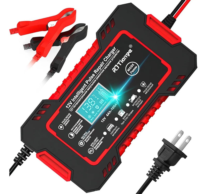 Cargador de Baterías Portátil 12V